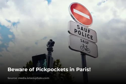 Beware of Pickpockets in Paris!