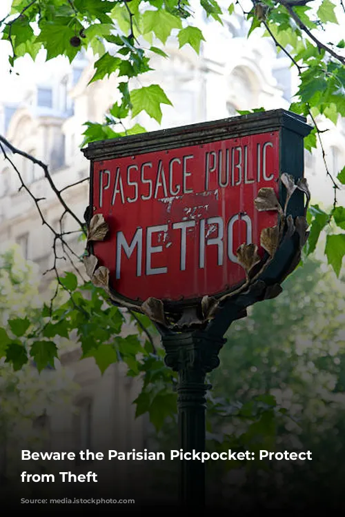 Beware the Parisian Pickpocket:  Protect Yourself from Theft