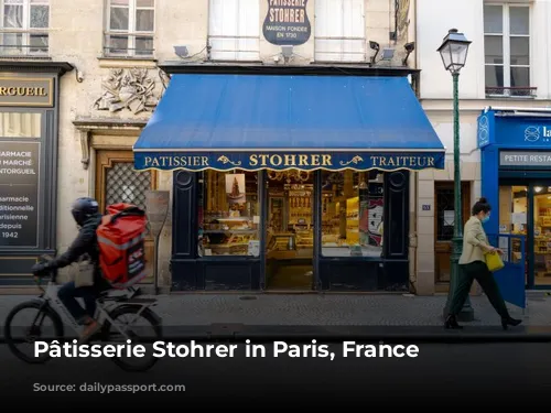 Pâtisserie Stohrer in Paris, France