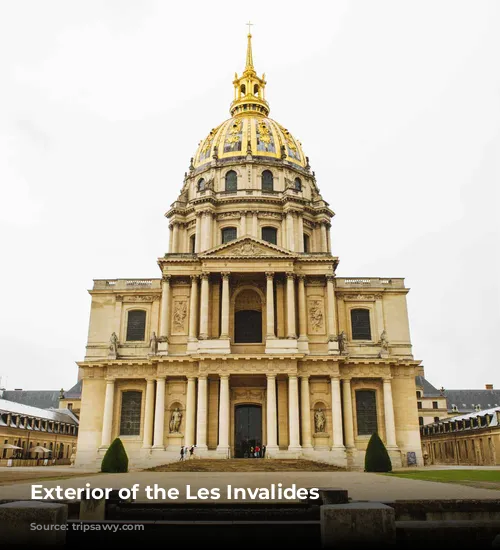 Exterior of the Les Invalides