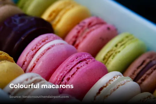 Colourful macarons