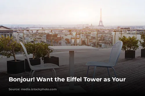 Bonjour! Want the Eiffel Tower as Your View?