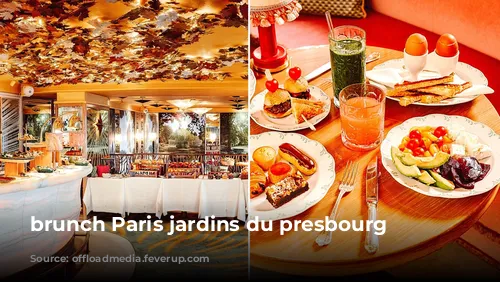 brunch Paris jardins du presbourg