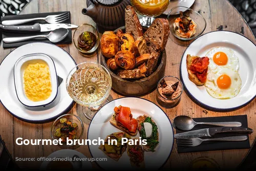 Gourmet brunch in Paris