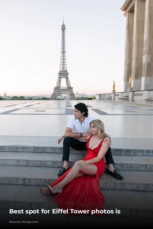 Best spot for Eiffel Tower photos is Trocadero