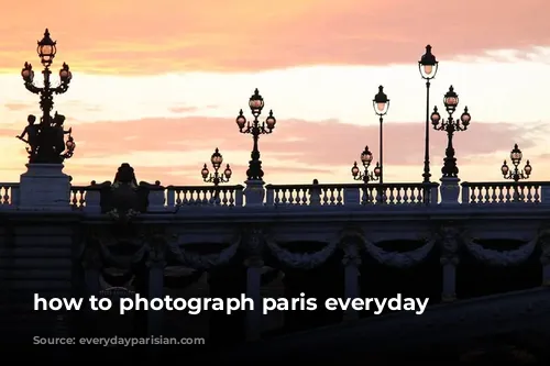 how to photograph paris everyday parisian