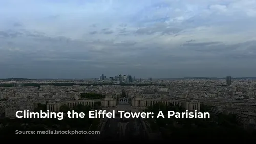 Climbing the Eiffel Tower: A Parisian Adventure