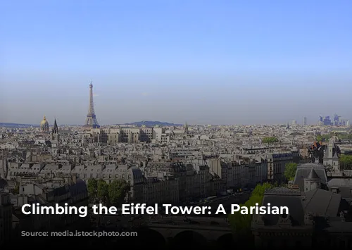 Climbing the Eiffel Tower: A Parisian Adventure