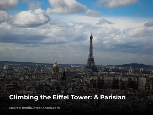 Climbing the Eiffel Tower: A Parisian Adventure