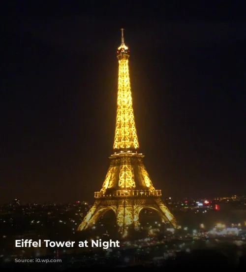 Eiffel Tower at Night