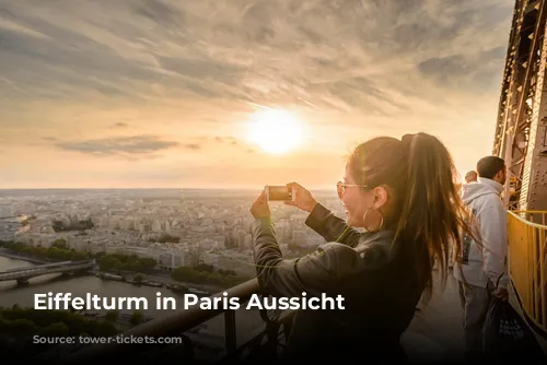 Eiffelturm in Paris Aussicht