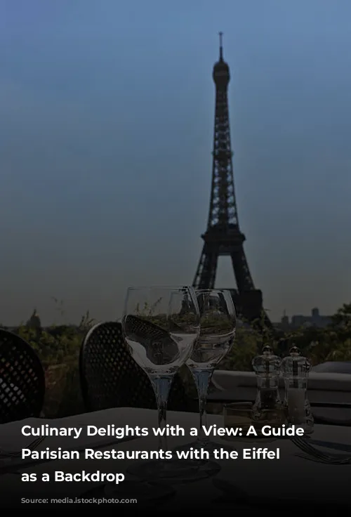 Culinary Delights with a View: A Guide to Parisian Restaurants with the Eiffel Tower as a Backdrop