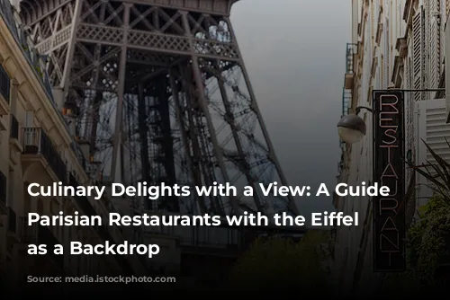 Culinary Delights with a View: A Guide to Parisian Restaurants with the Eiffel Tower as a Backdrop