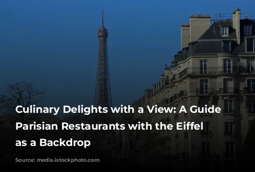 Culinary Delights with a View: A Guide to Parisian Restaurants with the Eiffel Tower as a Backdrop