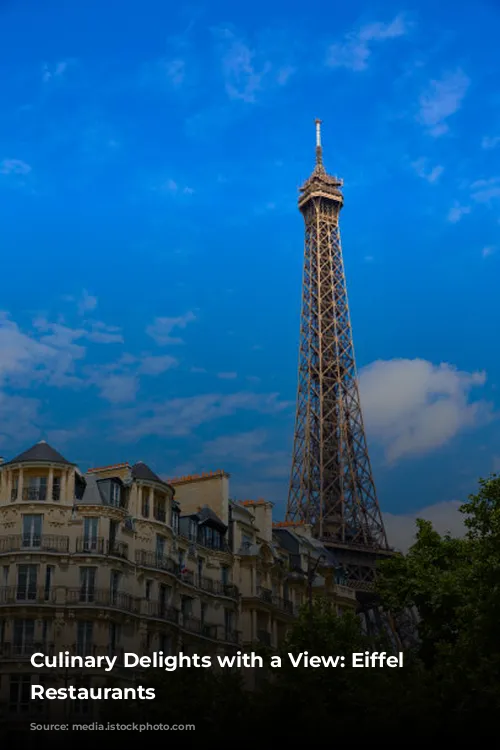 Culinary Delights with a View: Eiffel Tower Restaurants