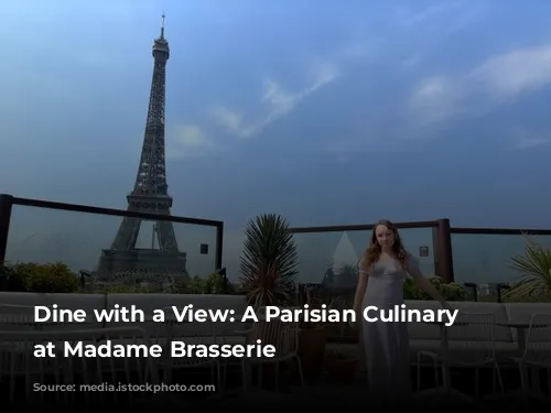 Dine with a View: A Parisian Culinary Journey at Madame Brasserie