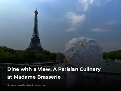 Dine with a View: A Parisian Culinary Journey at Madame Brasserie