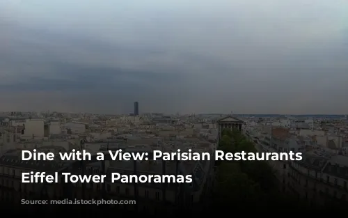 Dine with a View: Parisian Restaurants with Eiffel Tower Panoramas