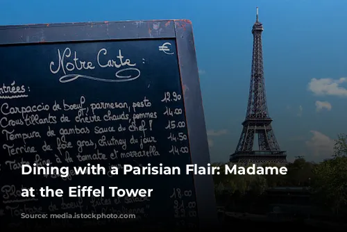 Dining with a Parisian Flair: Madame Brasserie at the Eiffel Tower