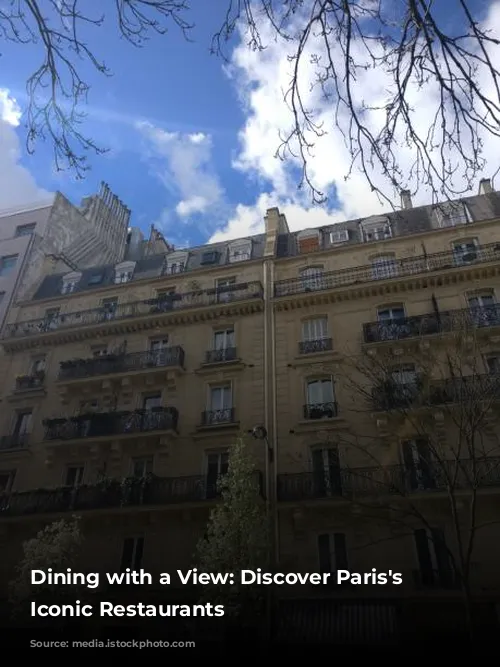 Dining with a View: Discover Paris's Most Iconic Restaurants