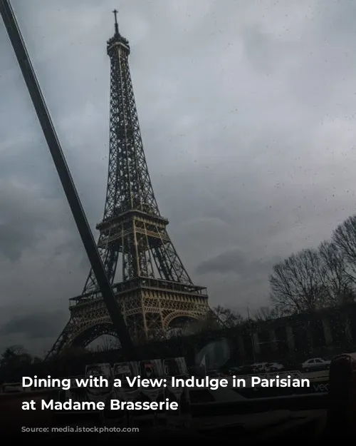 Dining with a View: Indulge in Parisian Elegance at Madame Brasserie