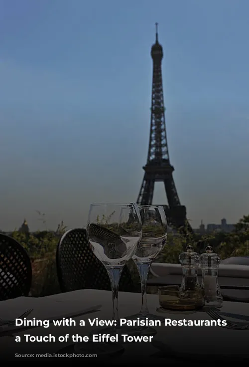 Dining with a View: Parisian Restaurants with a Touch of the Eiffel Tower