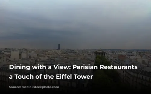 Dining with a View: Parisian Restaurants with a Touch of the Eiffel Tower