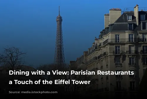 Dining with a View: Parisian Restaurants with a Touch of the Eiffel Tower