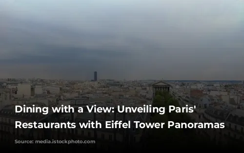 Dining with a View: Unveiling Paris' Best Restaurants with Eiffel Tower Panoramas