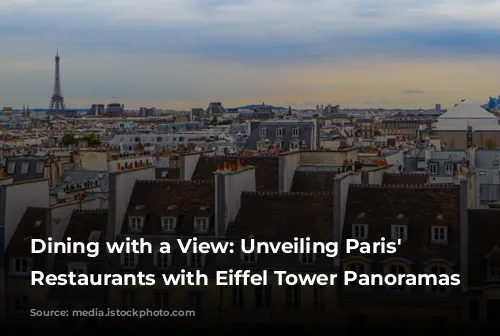 Dining with a View: Unveiling Paris' Best Restaurants with Eiffel Tower Panoramas