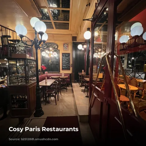 Cosy Paris Restaurants