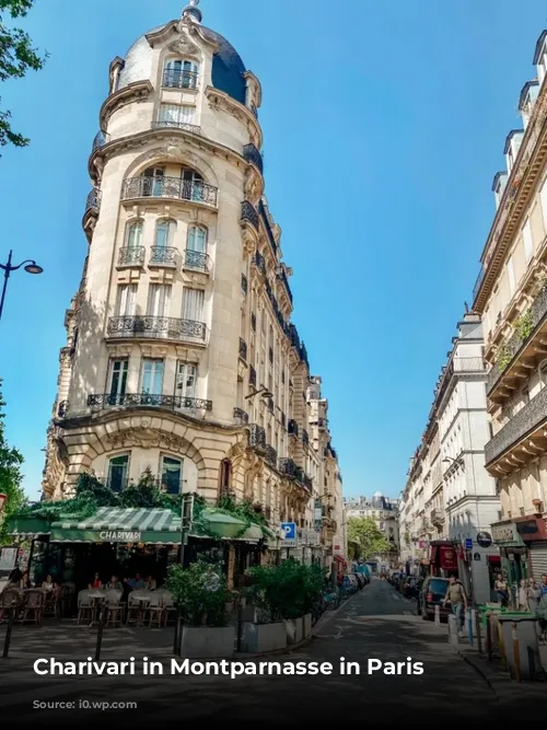 Charivari in Montparnasse in Paris