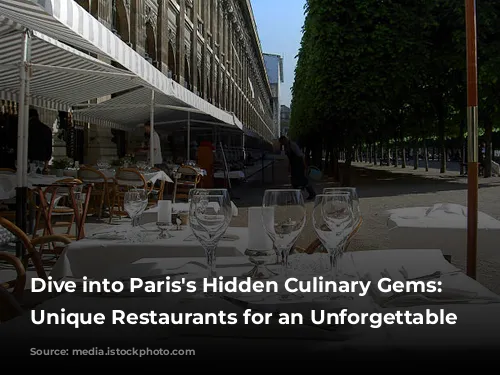 Dive into Paris's Hidden Culinary Gems: 5 Unique Restaurants for an Unforgettable Experience