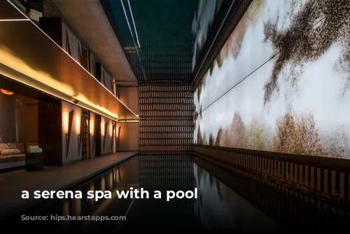 a serena spa with a pool