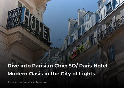 Dive into Parisian Chic: SO/ Paris Hotel, a Modern Oasis in the City of Lights