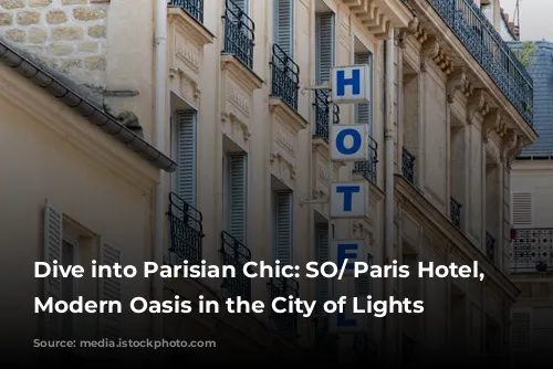 Dive into Parisian Chic: SO/ Paris Hotel, a Modern Oasis in the City of Lights