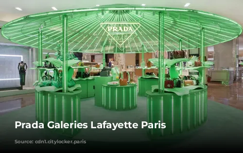 Prada Galeries Lafayette Paris