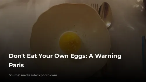 Don't Eat Your Own Eggs:  A Warning from Paris