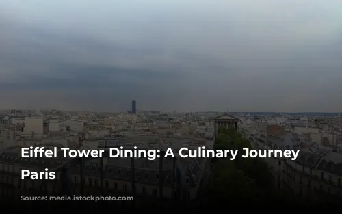 Eiffel Tower Dining: A Culinary Journey Through Paris