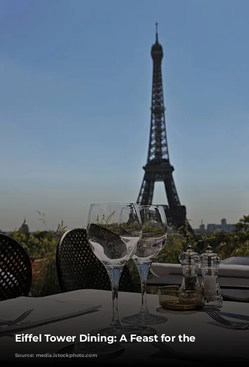 Eiffel Tower Dining: A Feast for the Senses