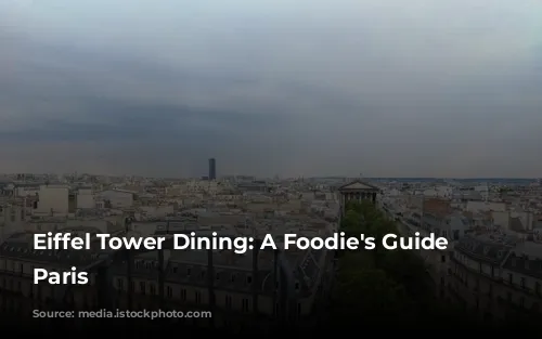 Eiffel Tower Dining: A Foodie's Guide to Paris