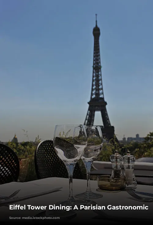 Eiffel Tower Dining:  A Parisian Gastronomic Journey