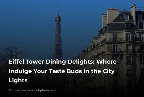 Eiffel Tower Dining Delights:  Where to Indulge Your Taste Buds in the City of Lights