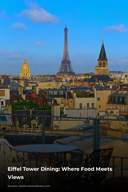 Eiffel Tower Dining: Where Food Meets Iconic Views