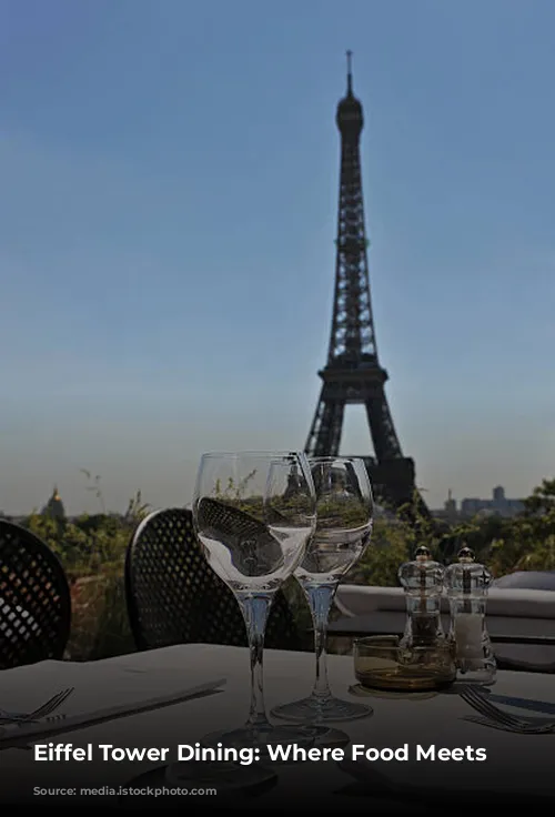 Eiffel Tower Dining: Where Food Meets Views