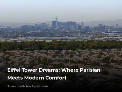 Eiffel Tower Dreams:  Where Parisian Elegance Meets Modern Comfort