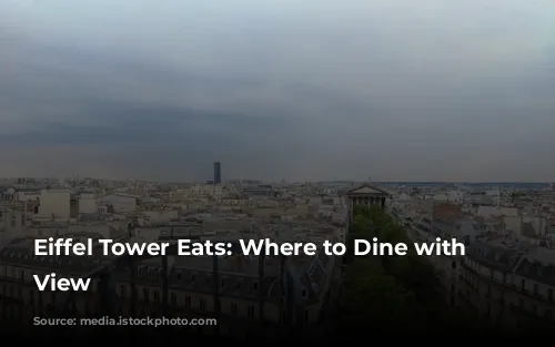 Eiffel Tower Eats: Where to Dine with a View