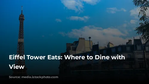 Eiffel Tower Eats: Where to Dine with a View