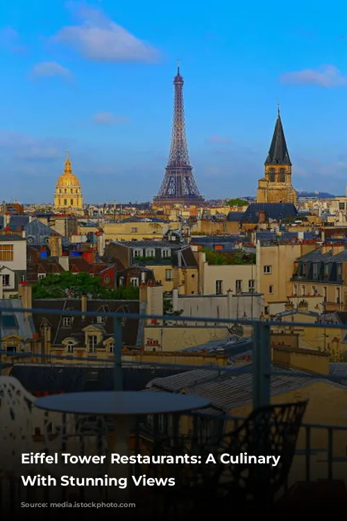 Eiffel Tower Restaurants: A Culinary Journey With Stunning Views