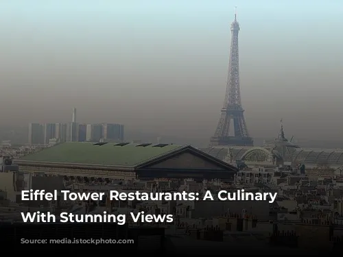 Eiffel Tower Restaurants: A Culinary Journey With Stunning Views